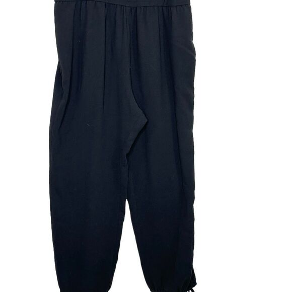 Madewell Faux Wrap Cami Jumpsuit in Black | Size L - Picture 4 of 11